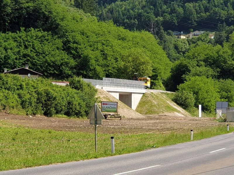 V Podklancu zaključena rekonstrukcija podvoza