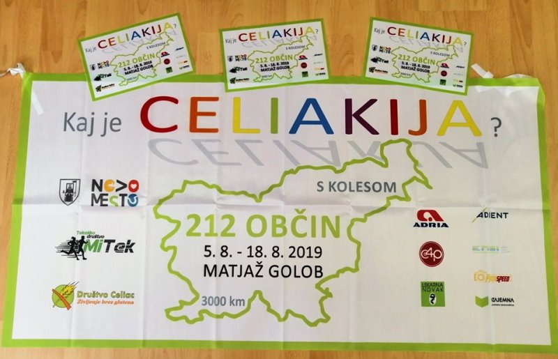 Vseslovensko kolesarjenje v podporo bolnikom s celiakijo prihaja na Koroško